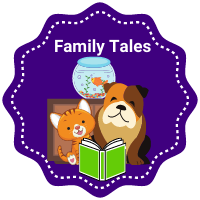 Online Family Fun Fest - Family Tales Badge
