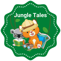 Online Literacy and Learning - Jungle Tales Badge