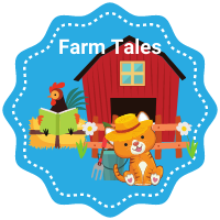 Online Literacy and Learning - Farm Tales Badge